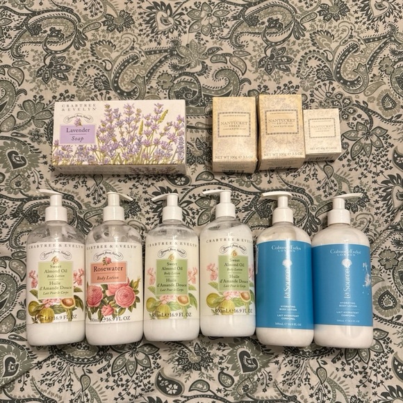 Crabtree & Evelyn lotion and soap bundle